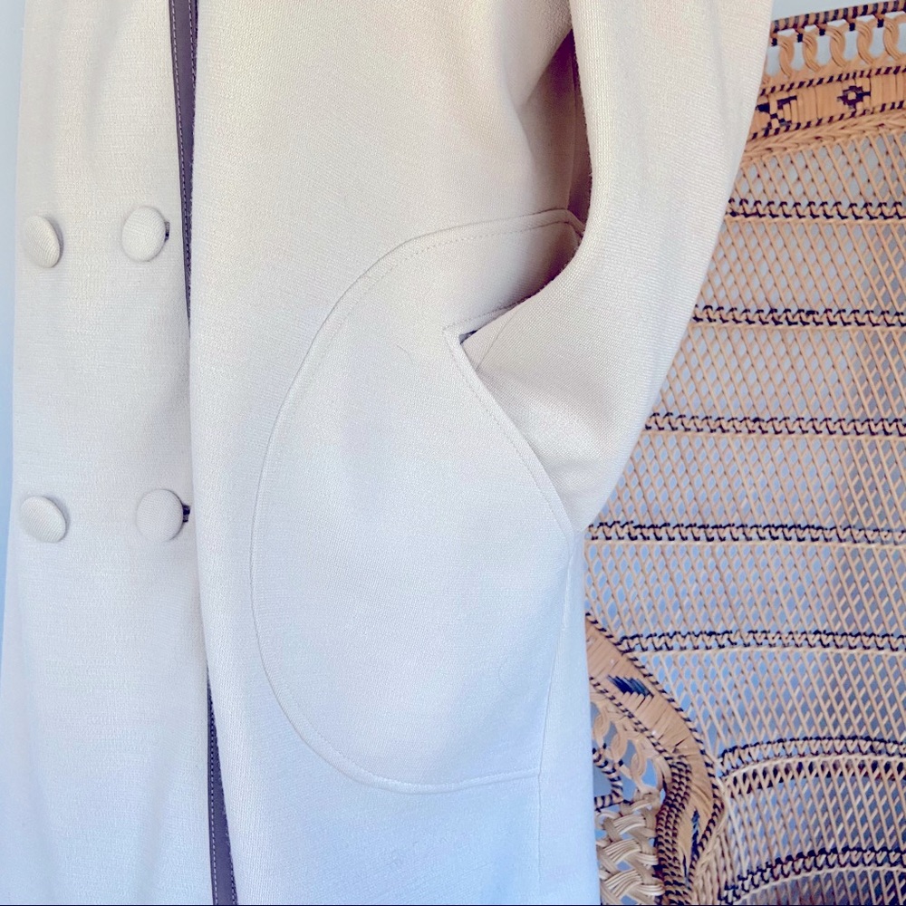 Vintage Button Down Wool Coat - image 4